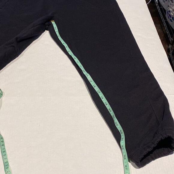 Black Tek gear pull on sweat crop pants size XXL - Picture 4 of 4